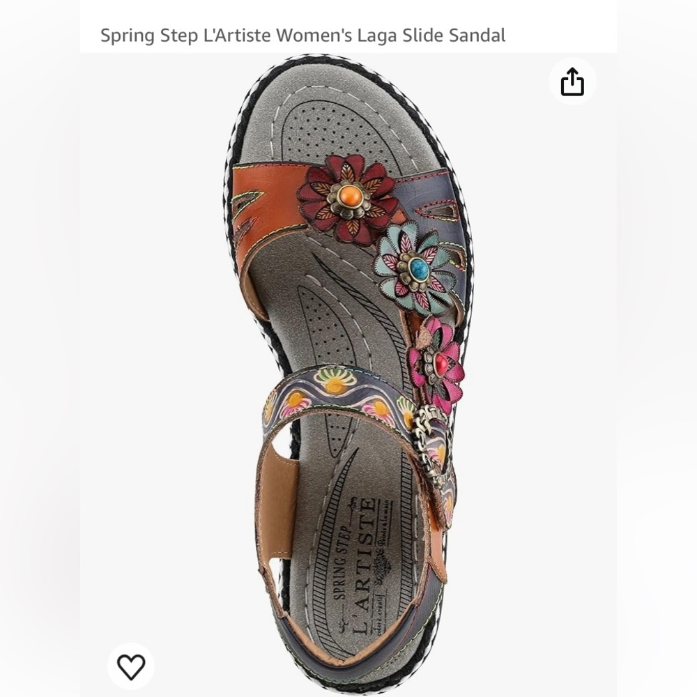 Spring Step L’Artiste Womens
‘S Laga Slide Sandal Size 41 Mew without tags